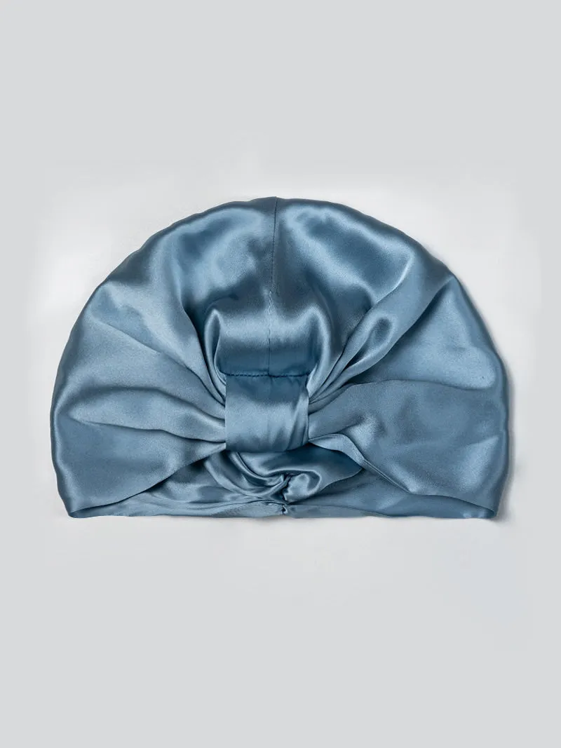 100% Silke Dobbeltlags Natteturban Sovehtte