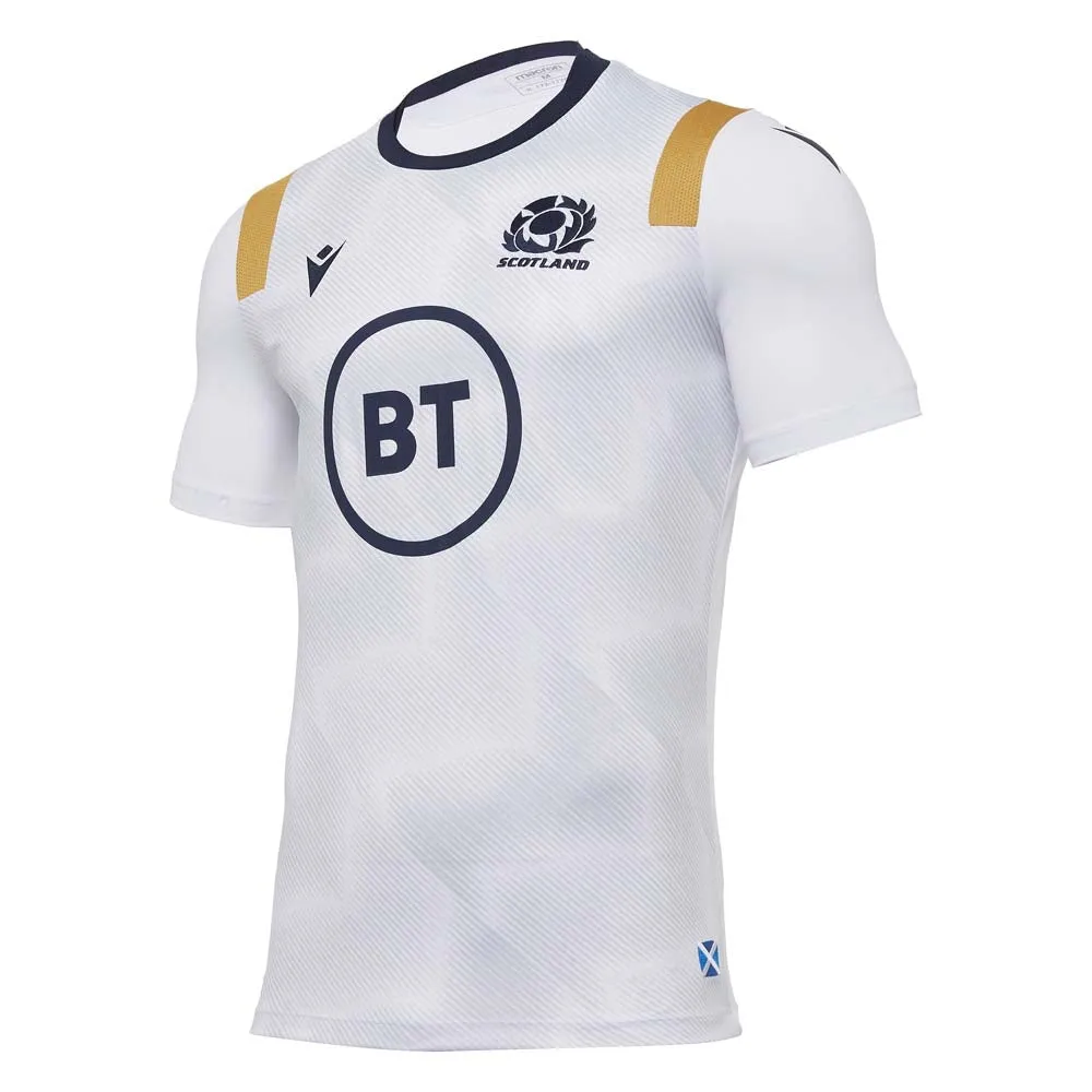 2020-2021 Scotland Poly Dry Gym T-Shirt (White)