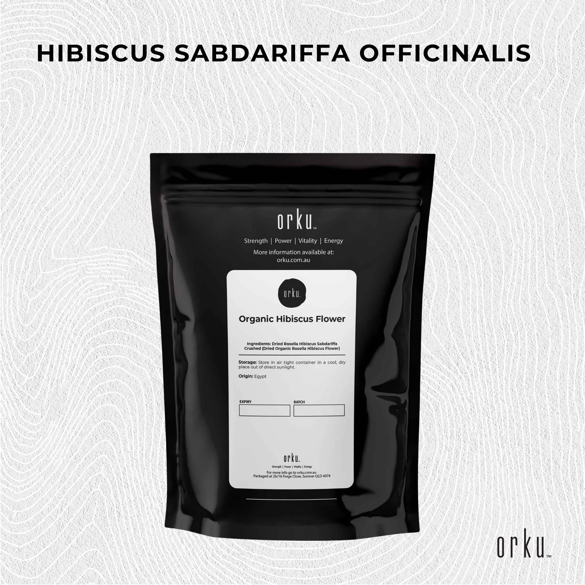 400g Organic Hibiscus Rosella Flower Crushed | Dried Herbal Tea Supplement | Antioxidant-Rich
