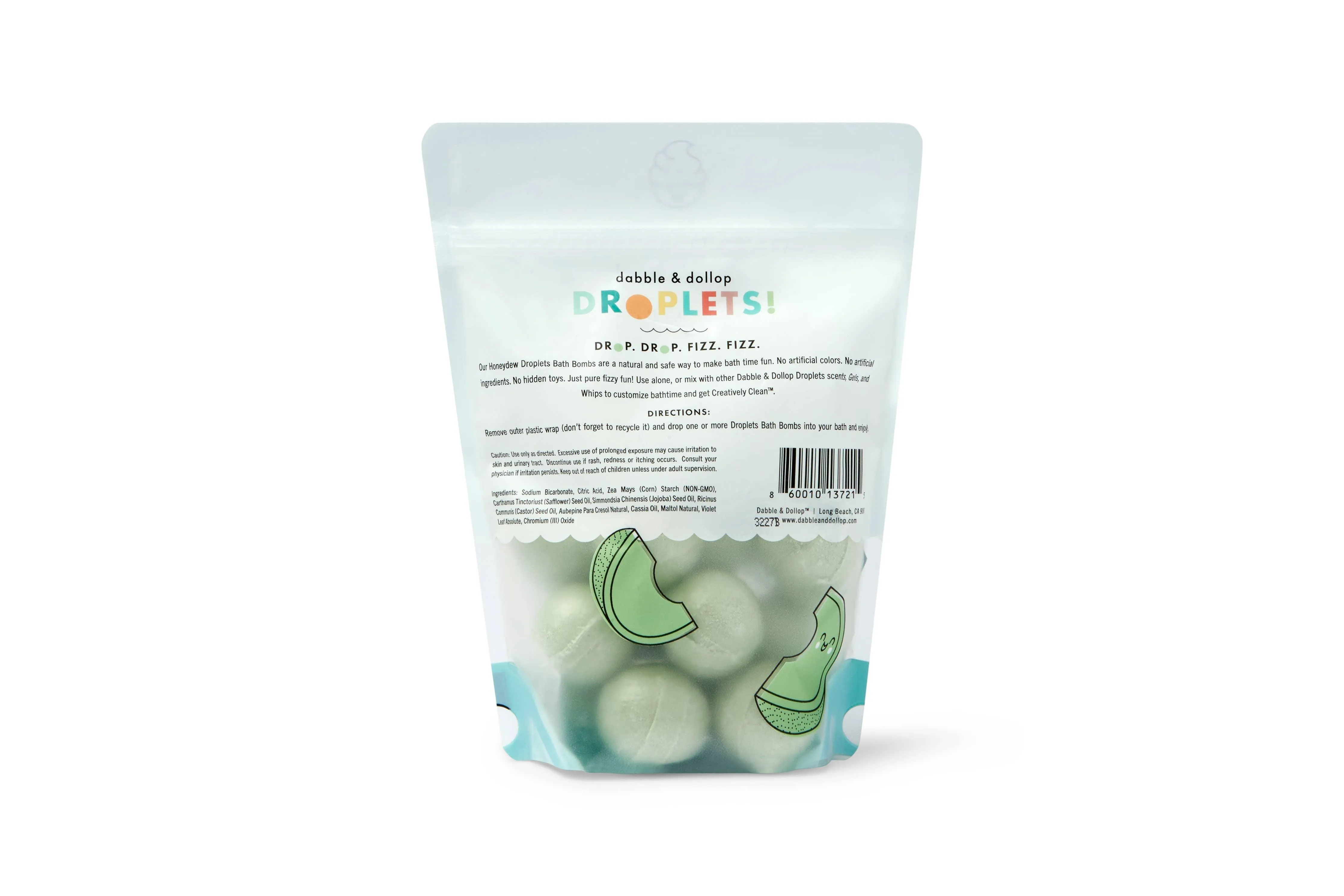 All-Natural Bath Bombs - Honeydew Melon