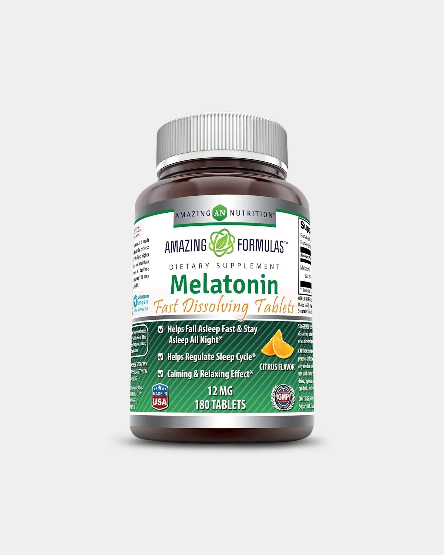 Amazing Nutrition Amazing Formulas Melatonin - Fast Dissolving 12 MG
