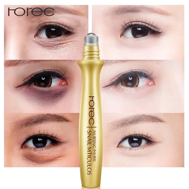 Anti Puffiness Anti-Wrinkle Collagen Essence Snail Extract  Hyaluronic Acid Eye Serum
