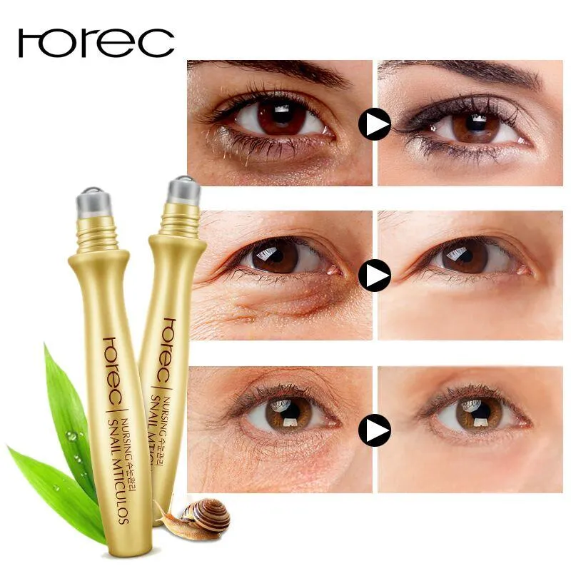Anti Puffiness Anti-Wrinkle Collagen Essence Snail Extract  Hyaluronic Acid Eye Serum