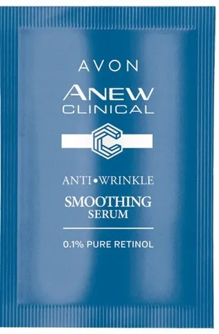 Avon Anew Anti-Wrinkle Smoothing Serum RE 0.1% Pure Retinol Sample Sachet - 2ml