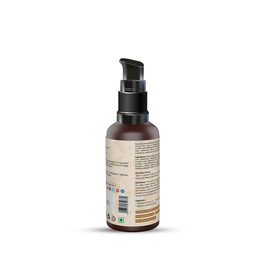 Body Brightening Serum With Turmeric Powder and Chamomile Extracts