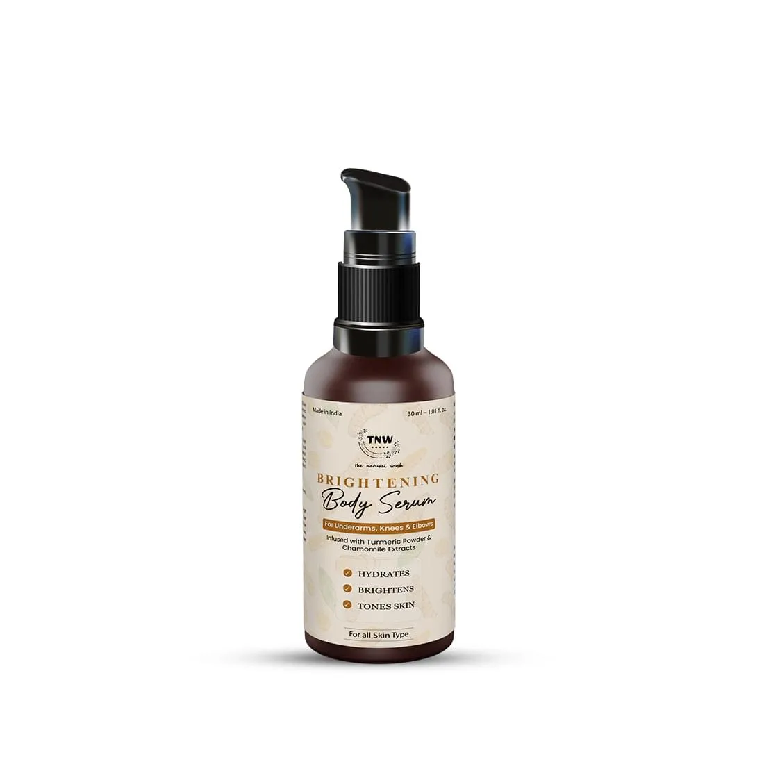 Body Brightening Serum With Turmeric Powder and Chamomile Extracts