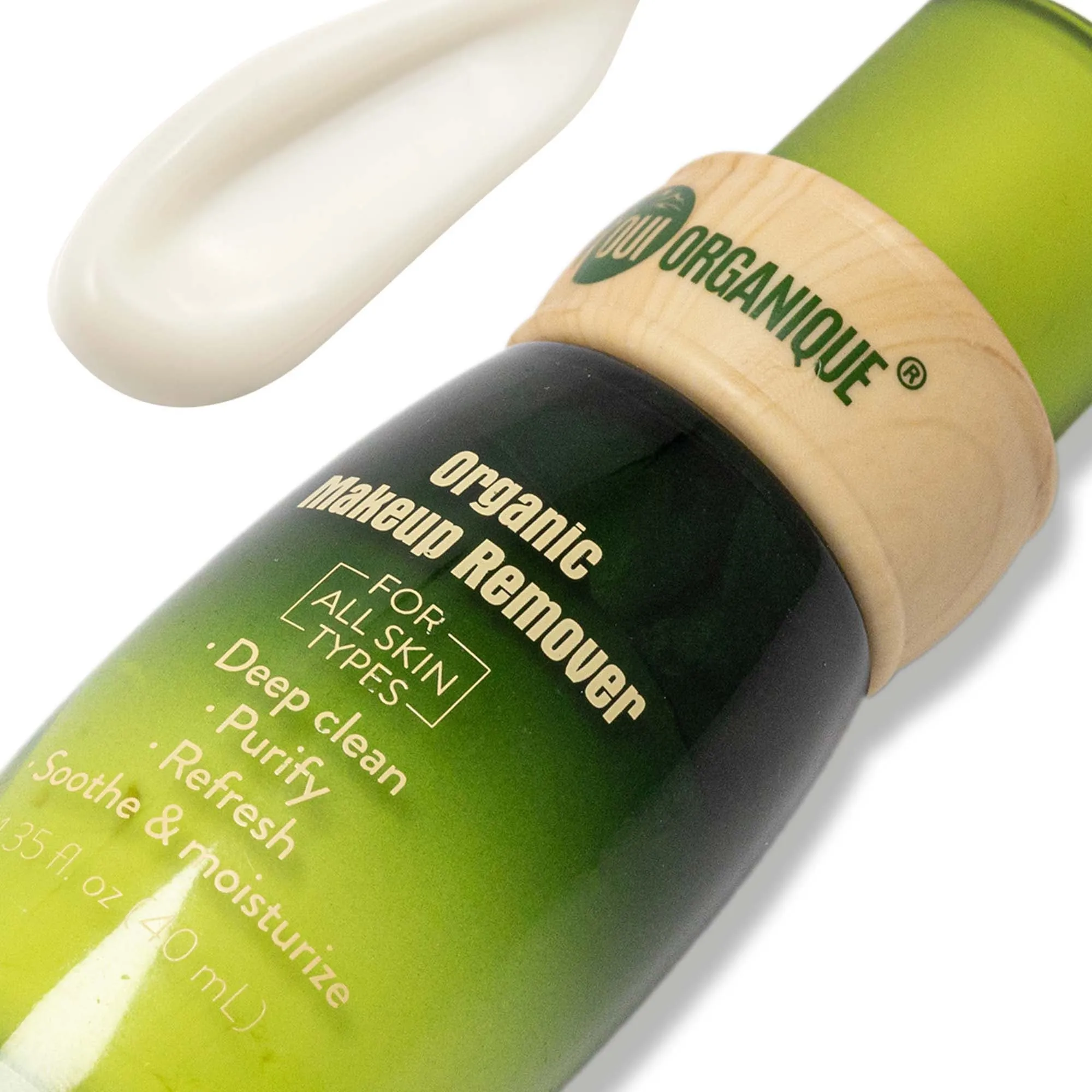 Certified Organic, Alcohol-Free Makeup Remover |Removes Stubborn Makeup|
