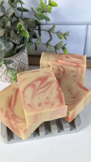 Cherry Lemon -4.5 oz Bar of Soap- Natural Fragrance Cherry, Lemon Essential oil
