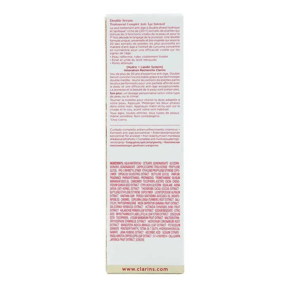 Clarins Double Serum Hydric   Lipidic System