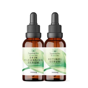 Correct & Protect CBD Skincare (Retinol 30ml and Cleansing Serum 30ml)
