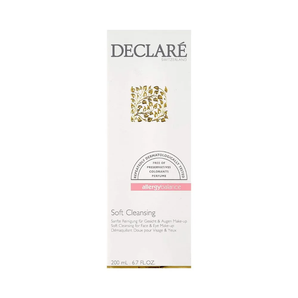 Declare Allergy Balance Soft Cleansing For Face & Eye Make-up 200ml