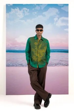 Deep Forest Linen Shirt