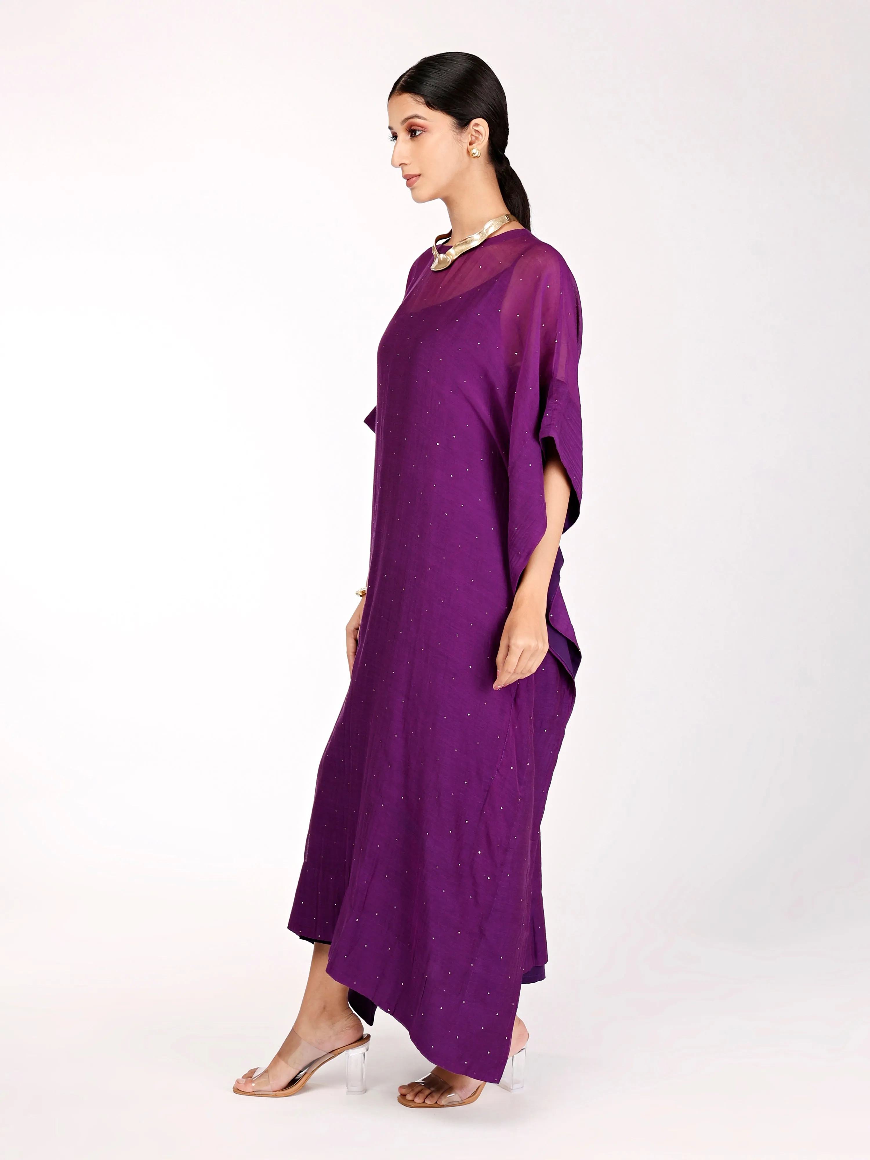 Deep Purple Kaftan