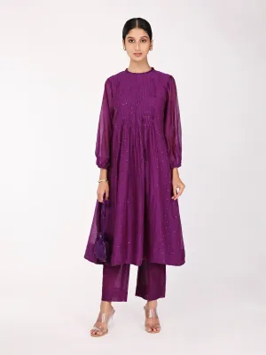 Deep Purple Tunic Set