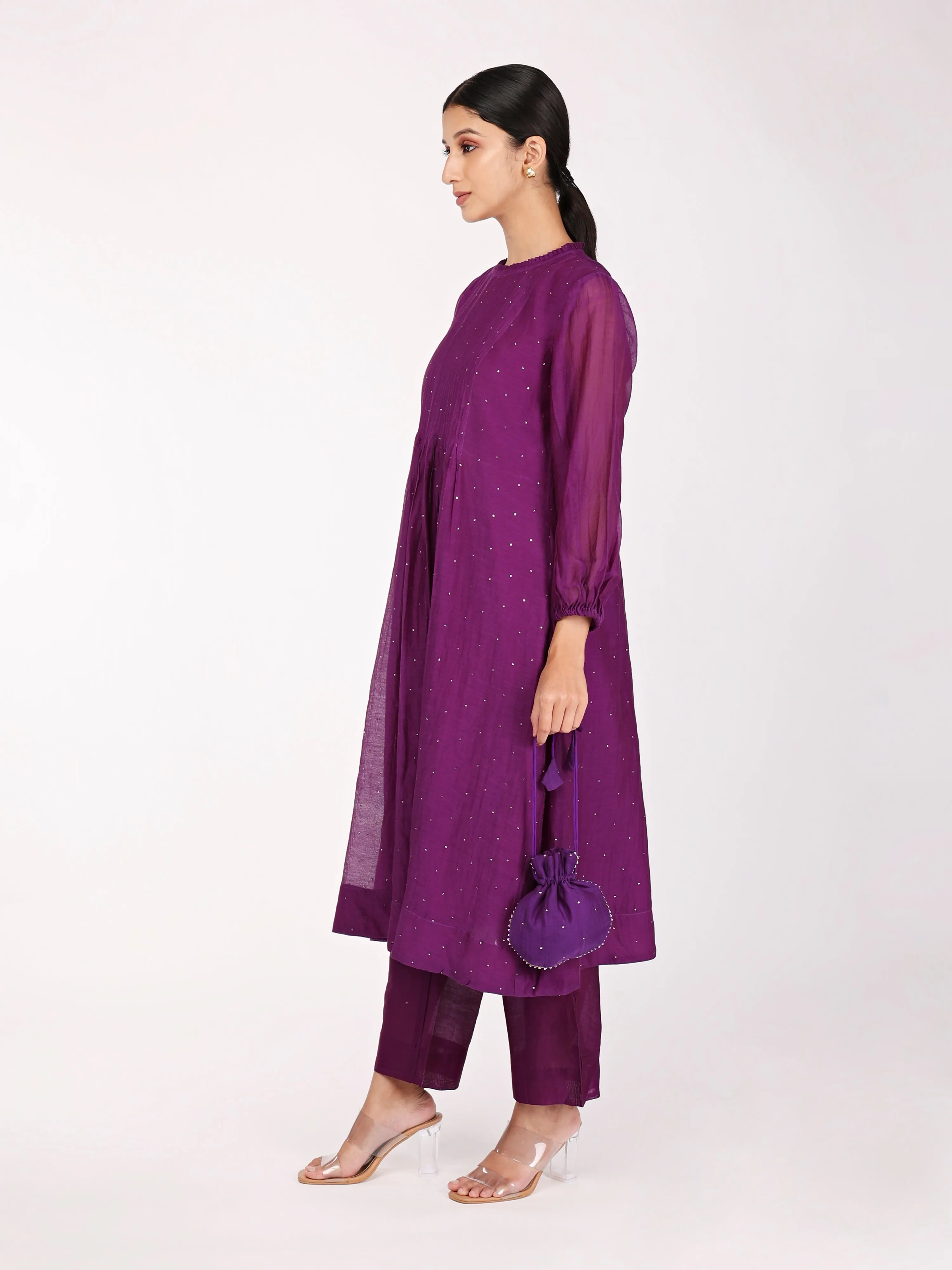 Deep Purple Tunic Set