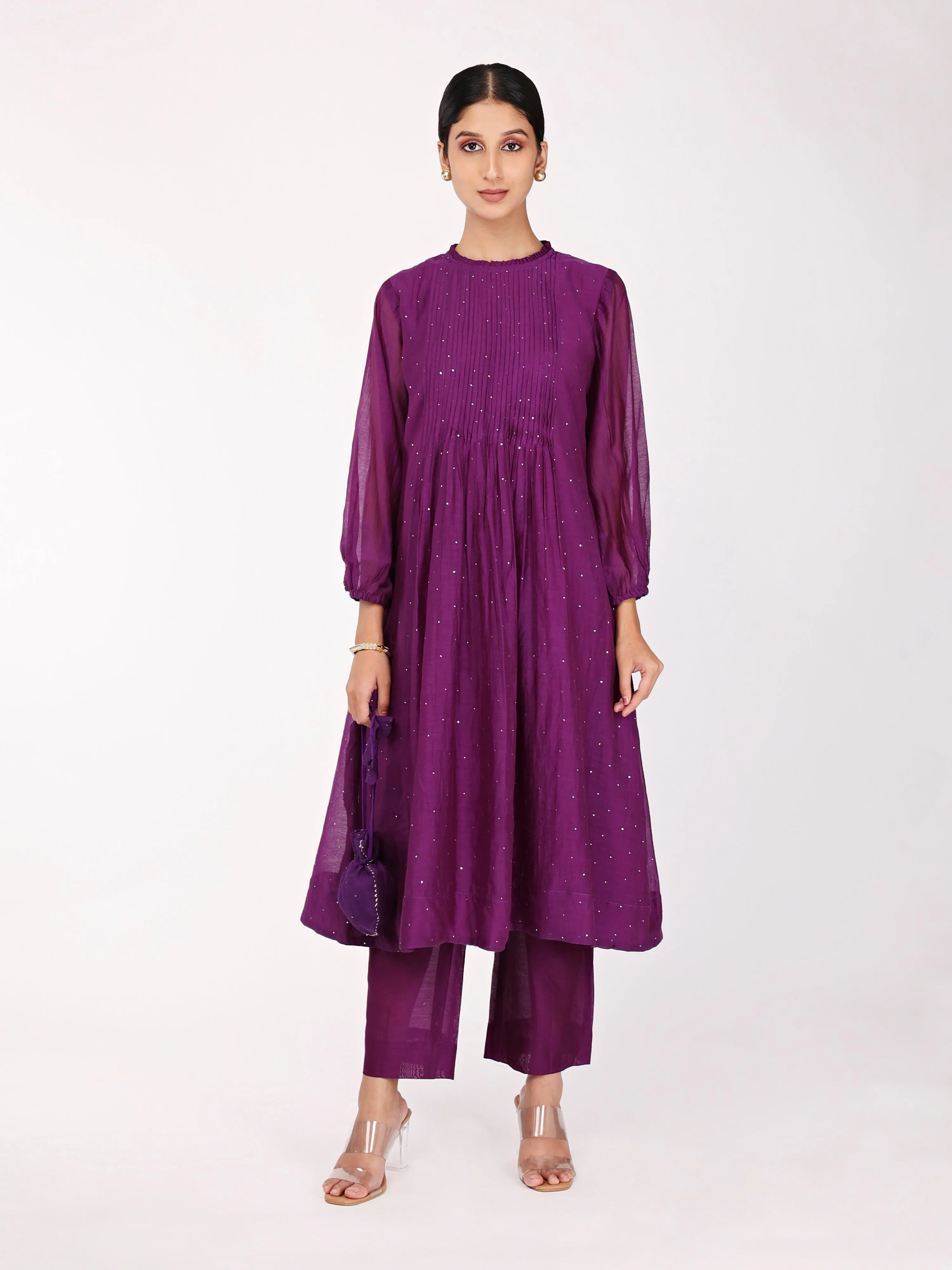 Deep Purple Tunic Set