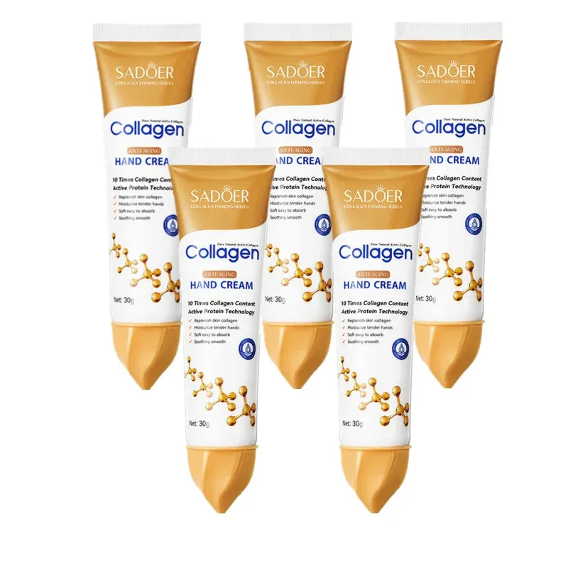 Effective Anti-wrinkle Hand Cream Collagen Skin Cracked Repair Product Soften Nourish Anti-drying Whitening Moisturize Skin Care