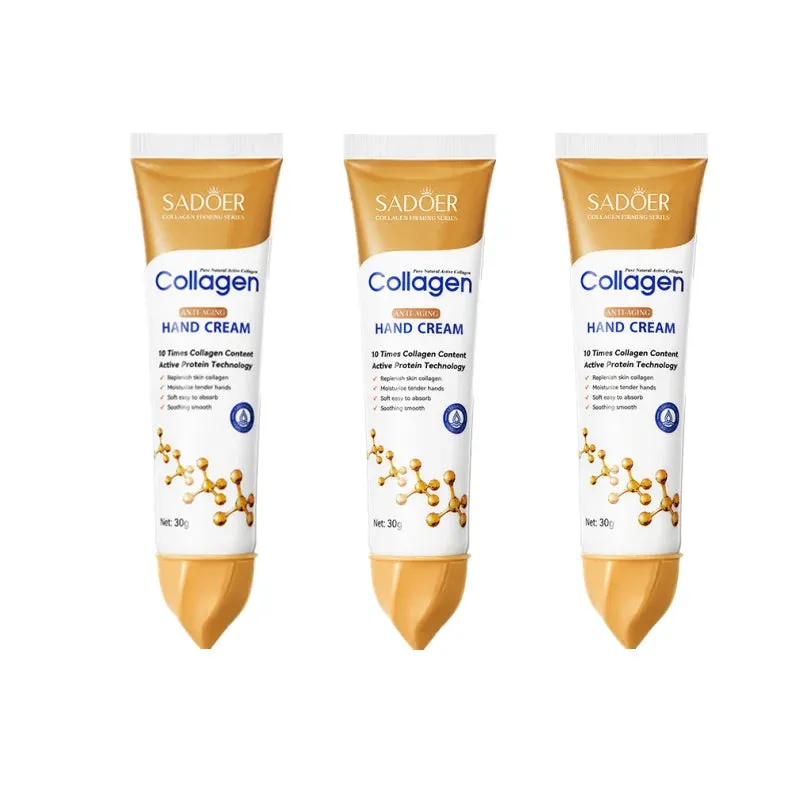 Effective Anti-wrinkle Hand Cream Collagen Skin Cracked Repair Product Soften Nourish Anti-drying Whitening Moisturize Skin Care