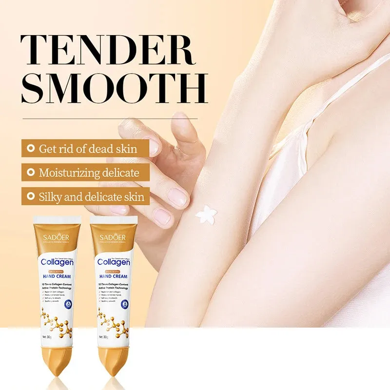 Effective Anti-wrinkle Hand Cream Collagen Skin Cracked Repair Product Soften Nourish Anti-drying Whitening Moisturize Skin Care