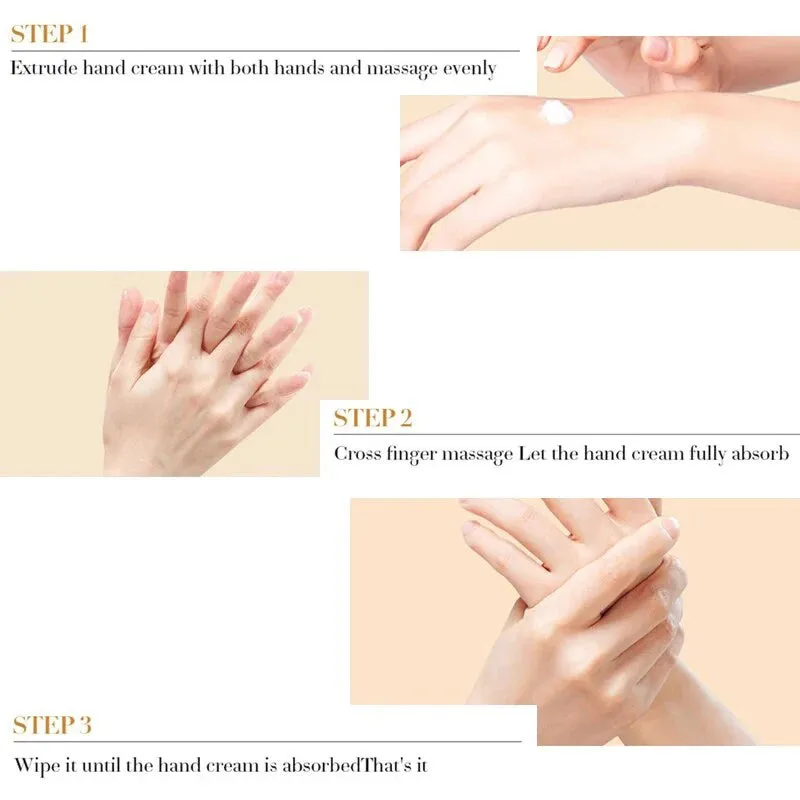 Effective Anti-wrinkle Hand Cream Collagen Skin Cracked Repair Product Soften Nourish Anti-drying Whitening Moisturize Skin Care