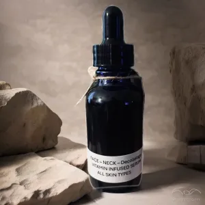 Face Serum - All Skin Types 60 ml Organic Non GMO for men & women! 💞 GuaSha tool included!
