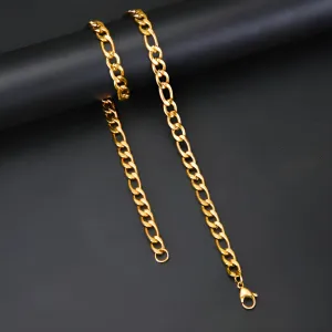 Figaro Chain - 5mm Gold