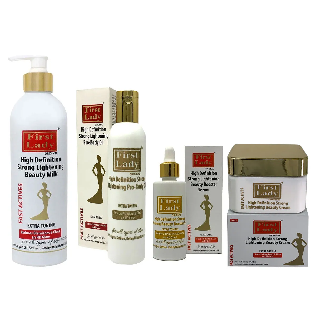 First Lady High Definition SKIN LIGHTENING KIT (4 ITEMS)