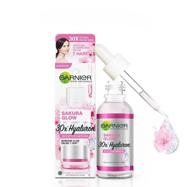 Garnier Sakura Glow 30x Hyaluron Booster Serum 30ml