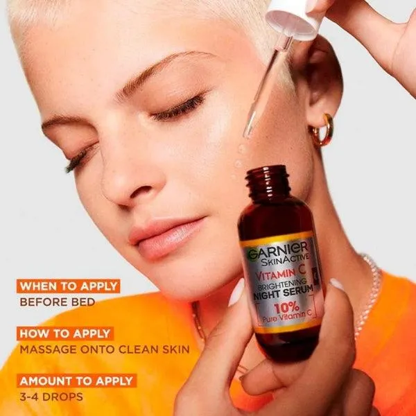 Garnier Vitamin C Brightening Night Serum 30ml