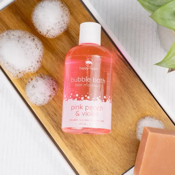 Happy Hippo Liquid Bubble Bath - Pink Peach & Violet