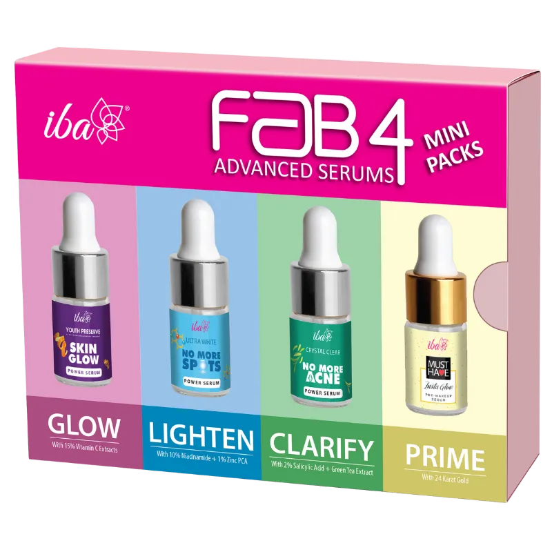 Iba Fab4 Advanced Serums Mini Packs