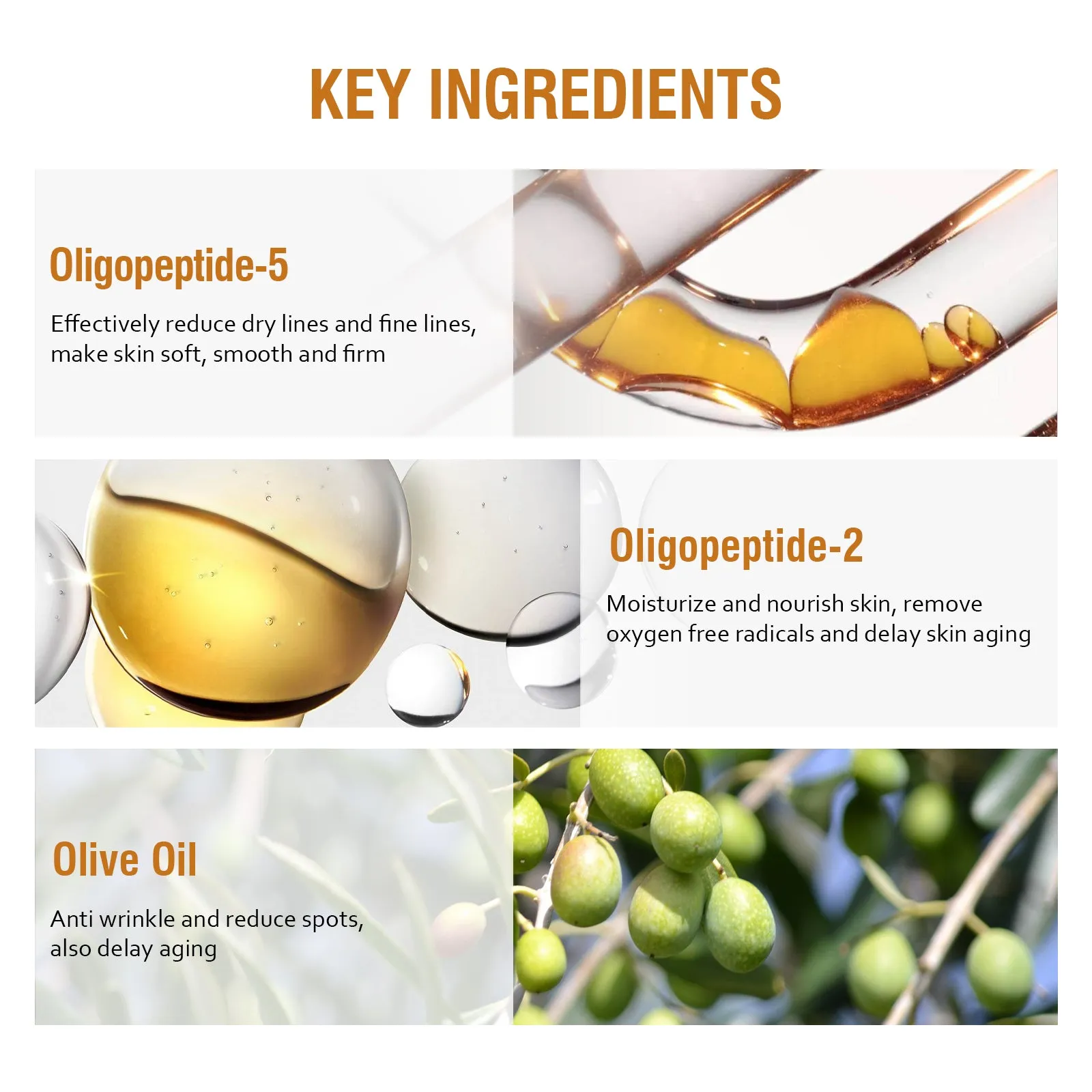 Kangrong OEM/ODM Face Care Capsules – Brightening & Firming Peptide Vitamin C Facial Oil