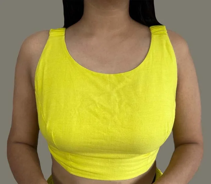 LINEN TOP - DEEP PINK