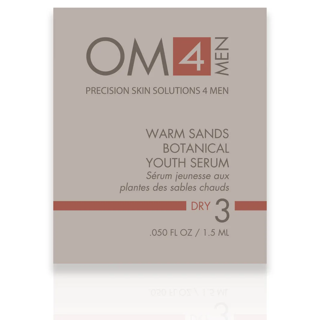 Organic Male OM4 Dry Step 3: Warm Sands Botanical Youth Serum