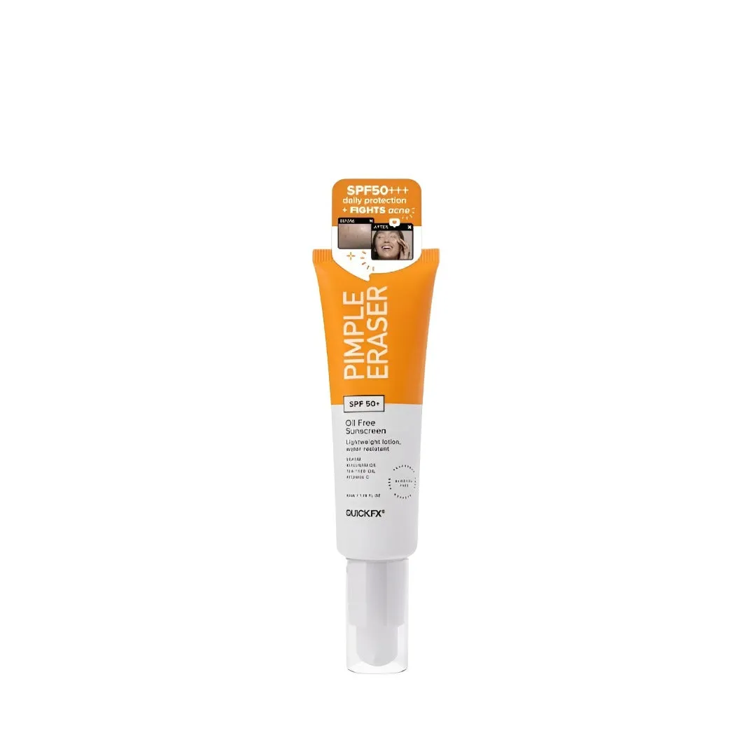 Pimple Eraser Oil Free Sunscreen with SPF50  50ml