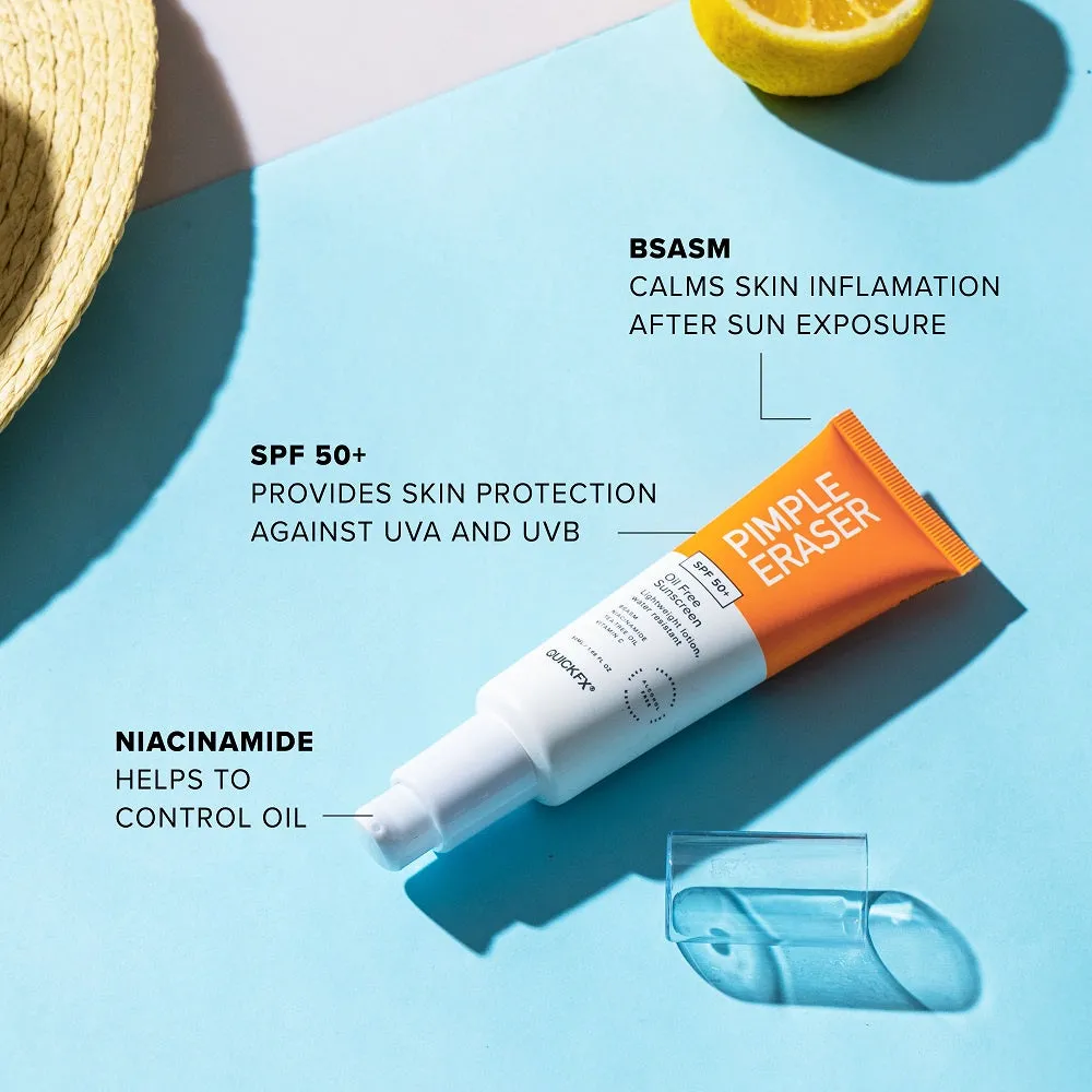 Pimple Eraser Oil Free Sunscreen with SPF50  50ml