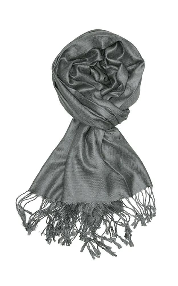 PP001-38 Deep Ash Pashmina Scarf
