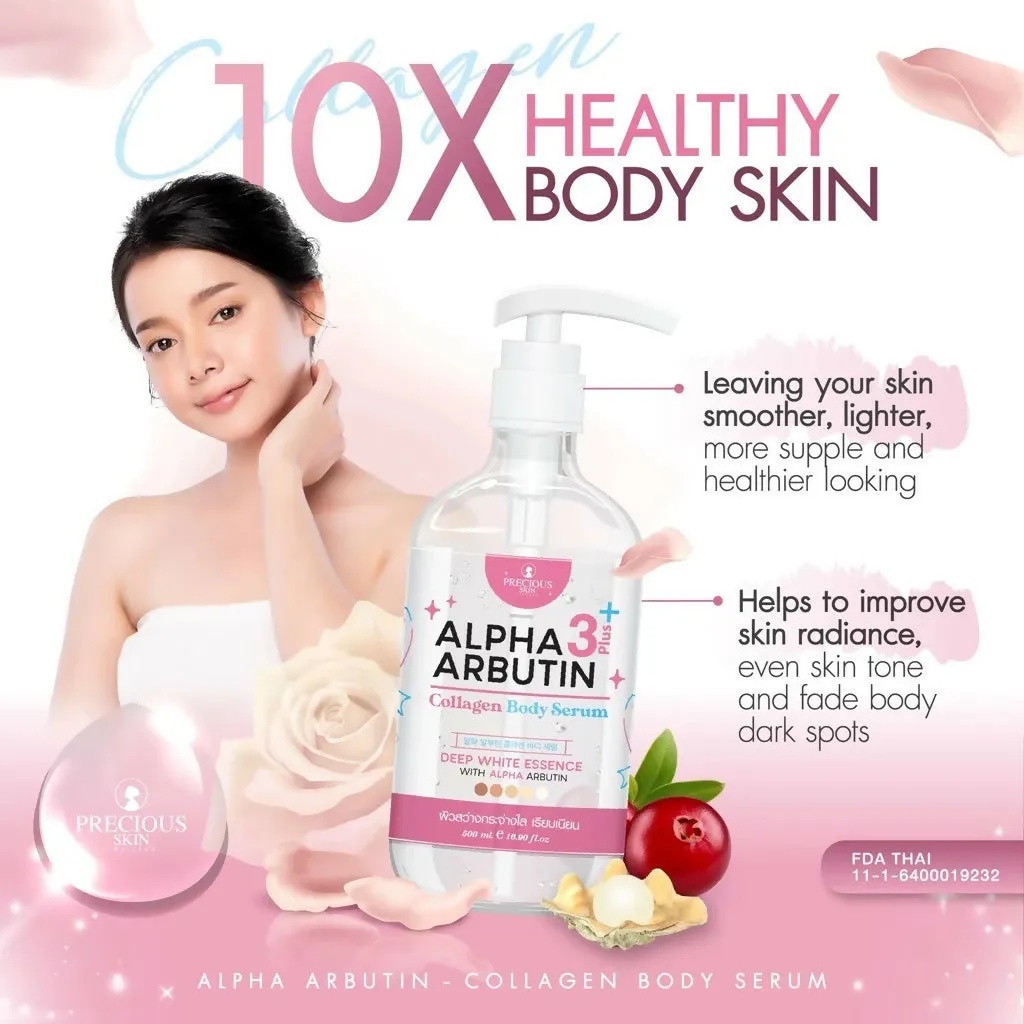 Precious Skin Thailand Alpha Arbutin 3    3 in 1Whitening Booster Serum Set / Whitening Serum