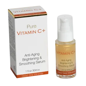 Pure Vitamin C  Anti Aging Brightening & Smoothing Serum Dead Sea Minerals