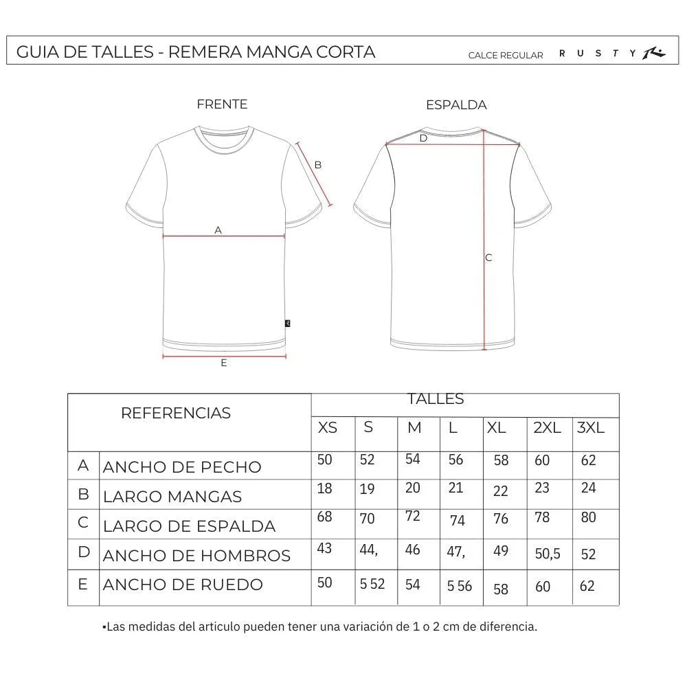 Remera MC Rusty Competition Deep Teal