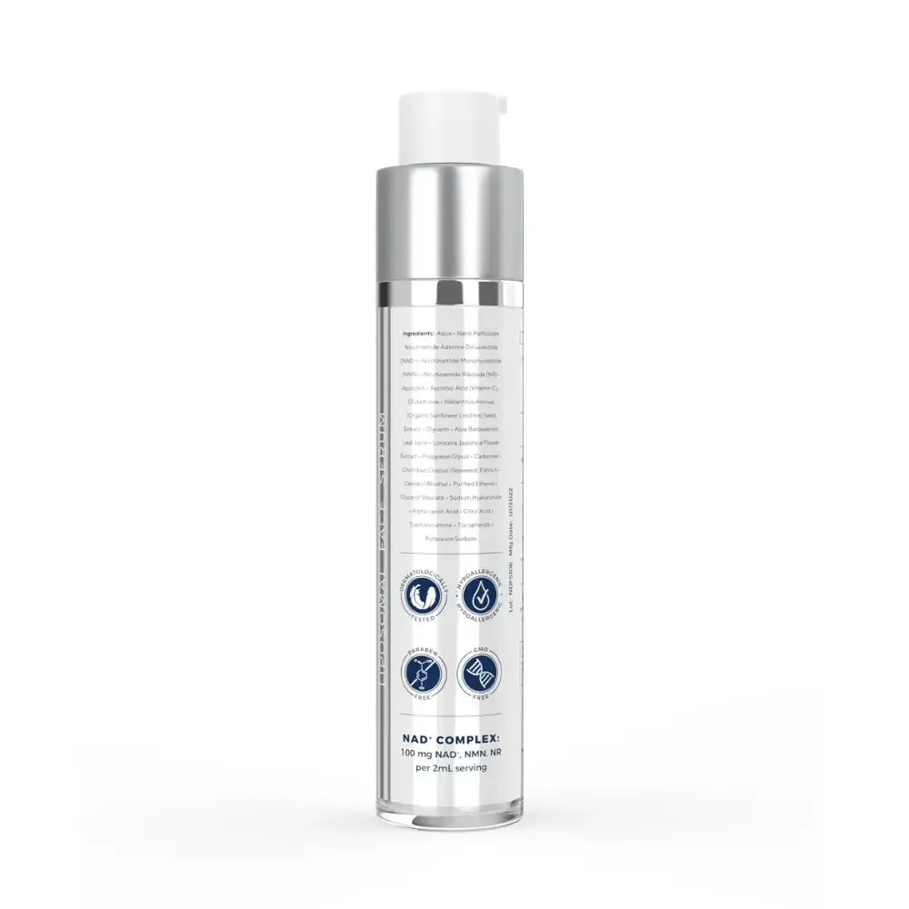 Renue Face Serum with Liposomal Glutathione, Vitamin C, NAD , NMN, and NR 50ml