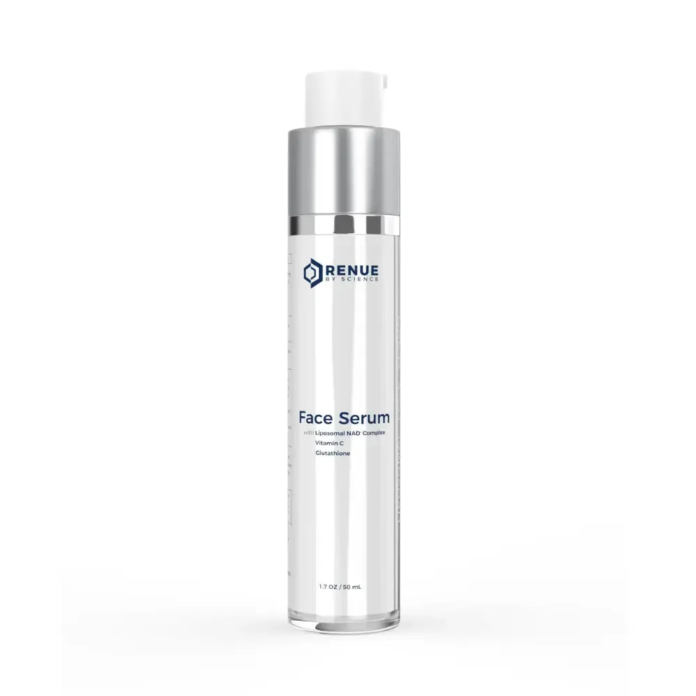 Renue Face Serum with Liposomal Glutathione, Vitamin C, NAD , NMN, and NR 50ml
