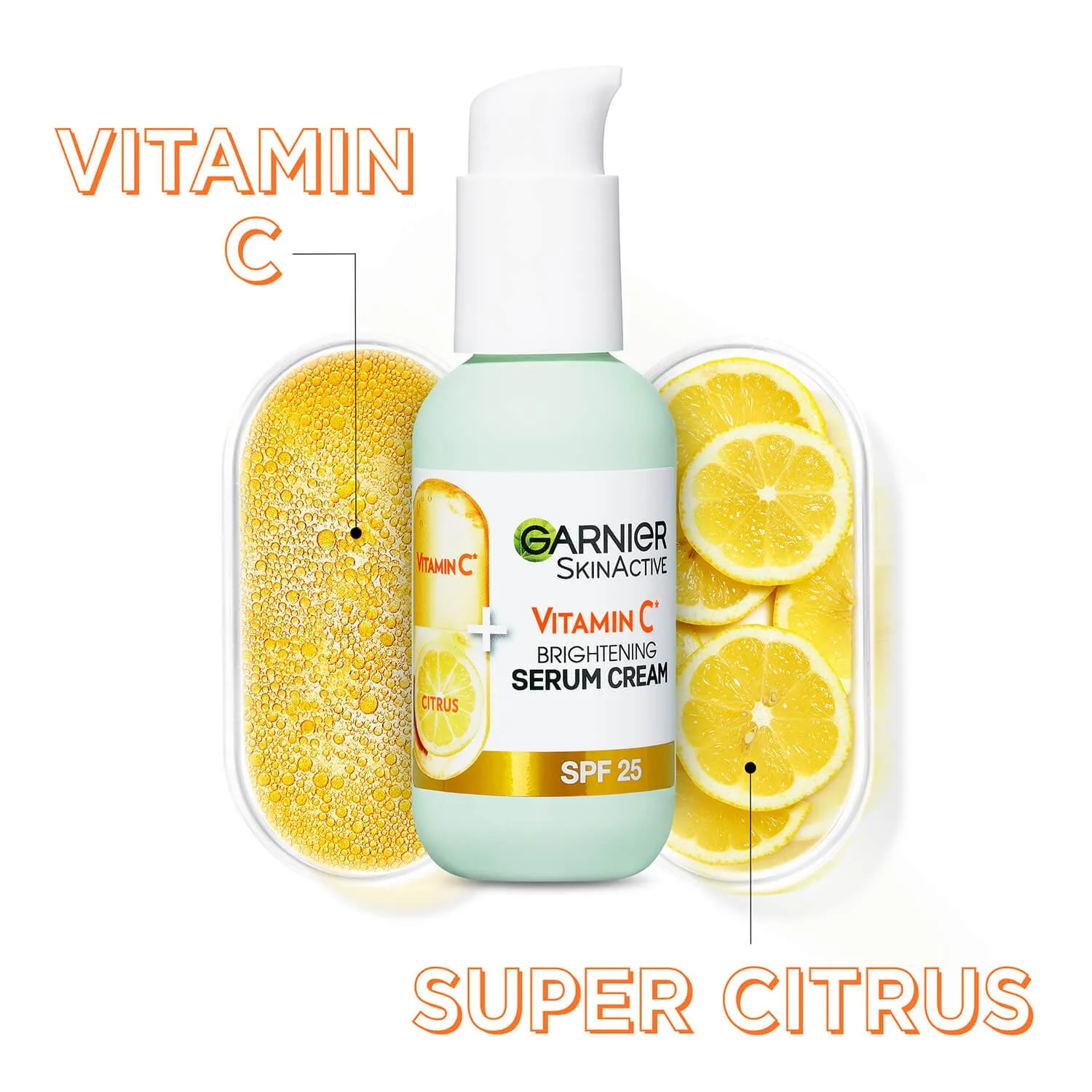 Skin Active Vitamin C 2in1 Brightening Serum Cream SPF 25 - 50ml
