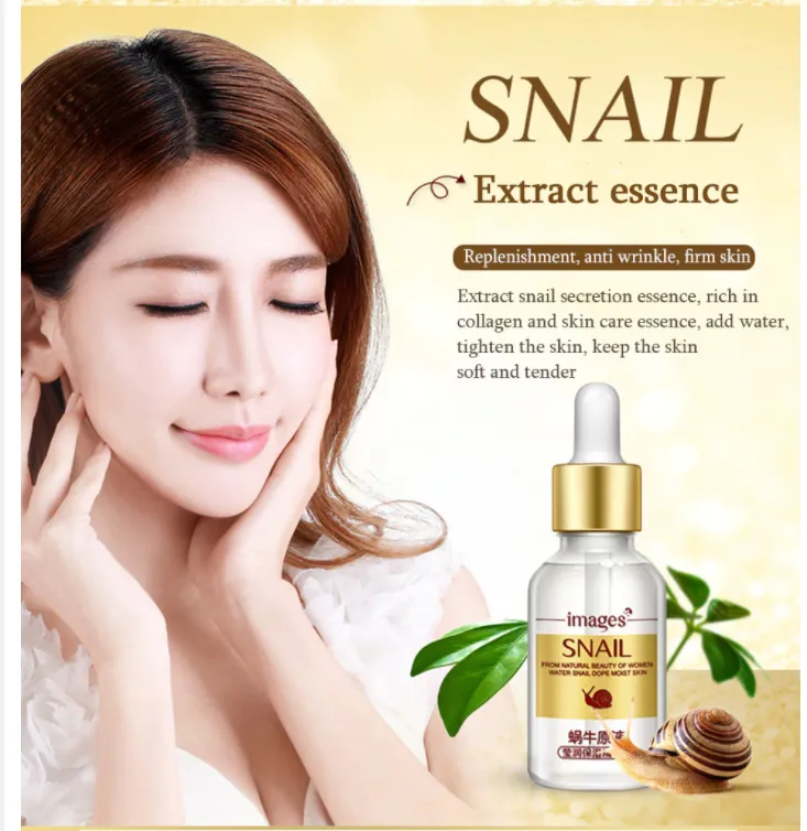 Snail Extract Essence Anti Wrinkle Anti Aging Collagen Hyaluronic Acid Face Serum