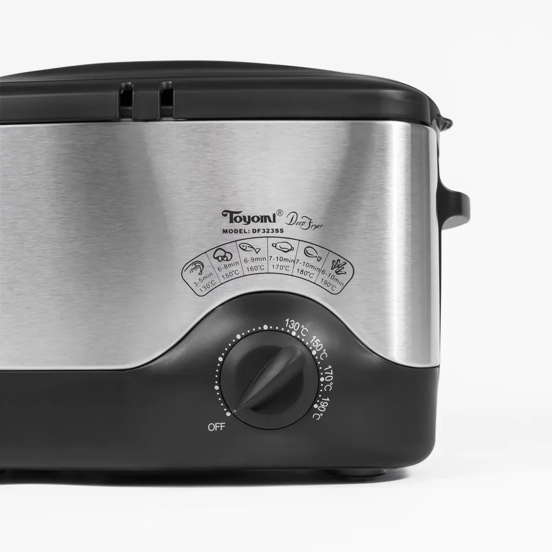 TOYOMI 1.5L Deep Fryer DF 323SS