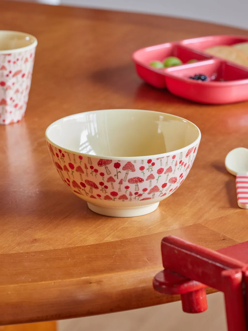 Two Tone Bowl in Pink Happy Forest