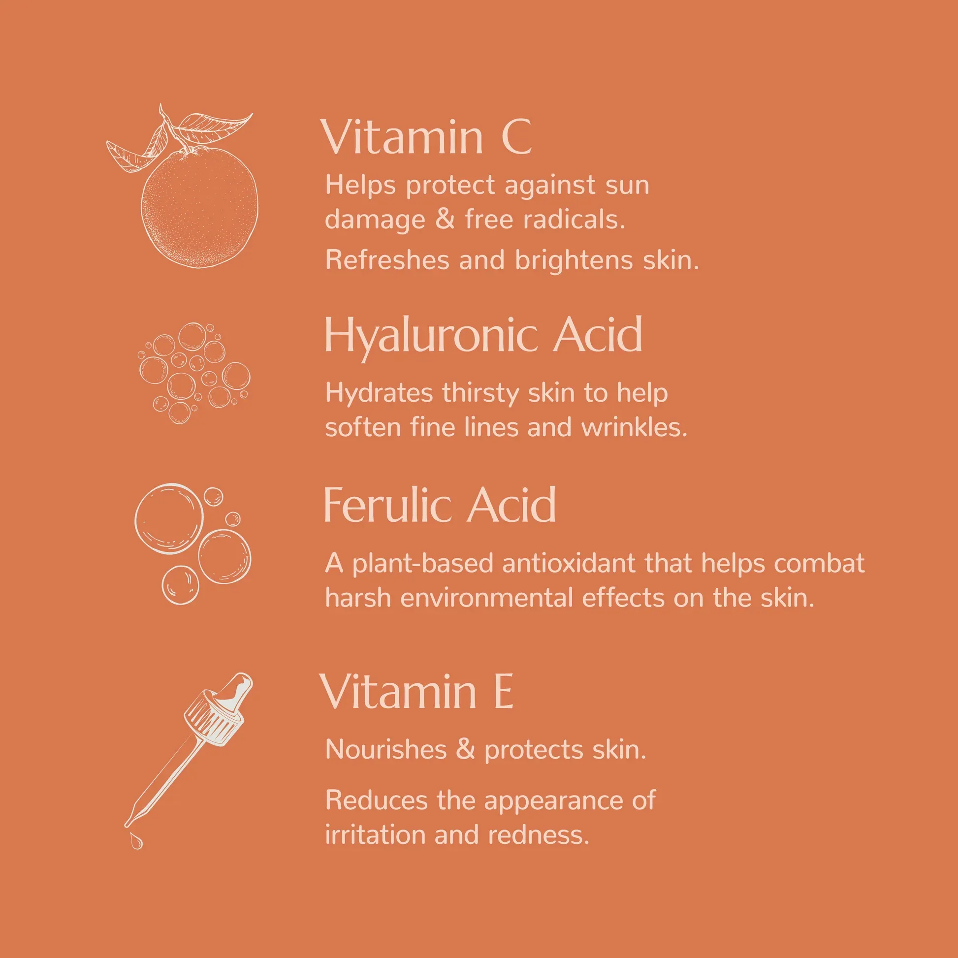 Vitamin C with Hyaluronic Acid Facial Serum