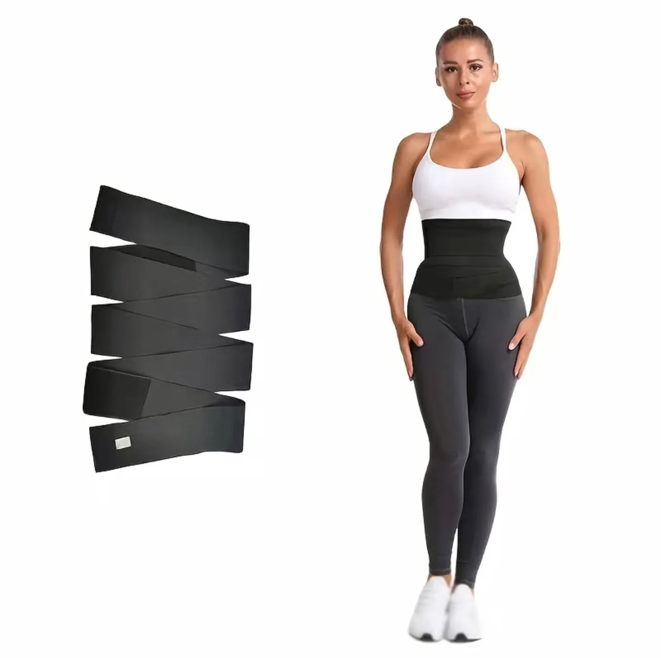 Waist Snatched Body Slimming Abdominal Wrap- Tiktok Viral Product!